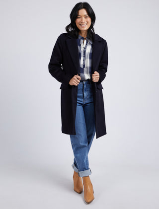 Elm Coat Tamsin Navy [sz:small]