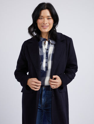 Elm Coat Tamsin Navy [sz:small]