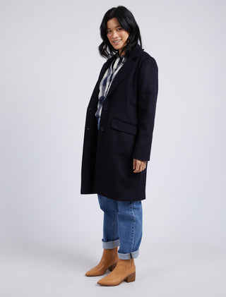 Elm Coat Tamsin Navy [sz:small]