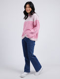 Elm Knit Penny Pink Stripe [sz:small]