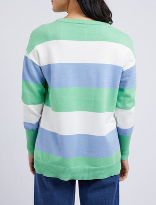 Elm Knit Hallie Stripe Meadow [sz:small]