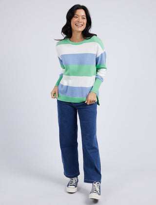 Elm Knit Hallie Stripe Meadow [sz:small]