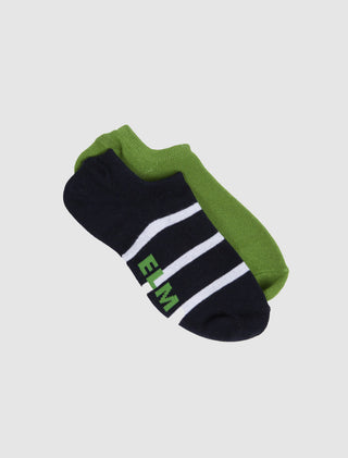 Elm Socks No Show 2pc Shining