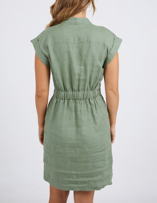 Foxwood Dress Harlow Khaki [sz:size 8]