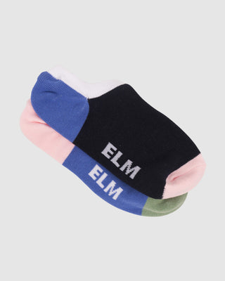 Elm Socks No Show Holiday Sun