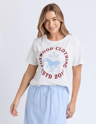 Foxwood Tee Est 2018 Vintage White - Tees