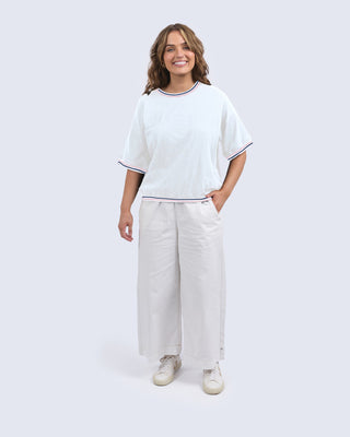 Elm Sweat Faye Ss - White [sz:size 10]