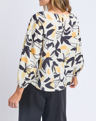 Elm Top Limone Print - Tops