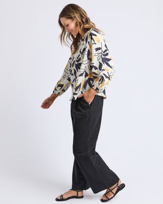 Elm Top Limone Print - Tops