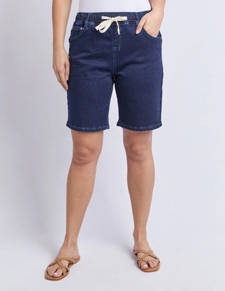 Foxwood Short Gabby Bermuda - Dark Indigo [sz:size 8]