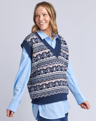 Elm Vest Storm - Navy [sz:medium]