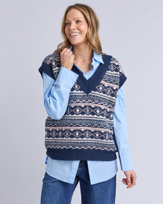 Elm Vest Storm - Navy [sz:medium]