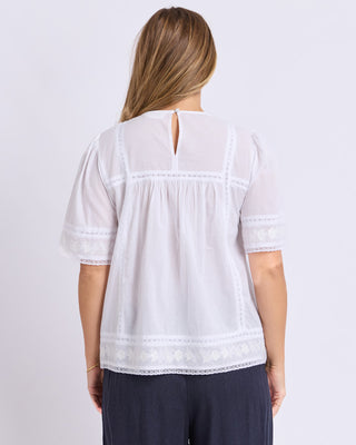Foxwood Juna Top -white [sz:size 10]