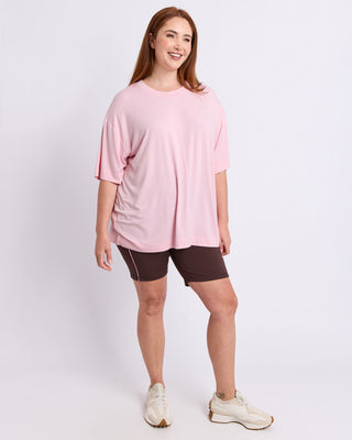 Elm Freedom Oversized Tee - Pale Pink [sz:size 10]