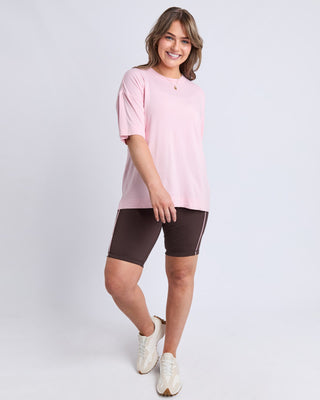 Elm Freedom Oversized Tee - Pale Pink [sz:size 10]