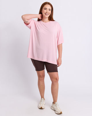 Elm Freedom Oversized Tee - Pale Pink [sz:size 10]