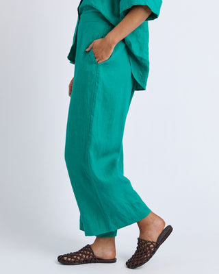 Elm Linen Holiday Pants - Irish Green [sz:size 10]