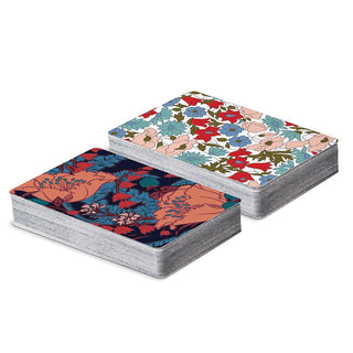 Liberty Floral Playing Card Set - Pink Poppies 