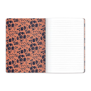 Liberty Floral Writers Notebook Set - Pink Poppies 