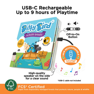 Ditty Bird Nursery Rhymes Board Book