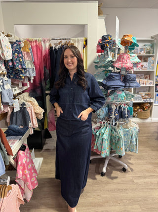 Naturals By O&j A - line Skirt - Inkwell - Skirts