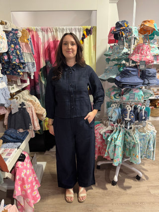 Naturals By O&j Trouser - Diplomat Wide Leg | Pink Poppies