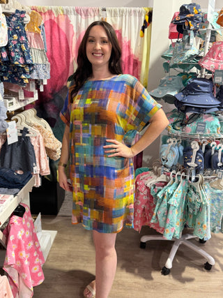 Elk Nidra Dress - Elbrus Print - Dresses