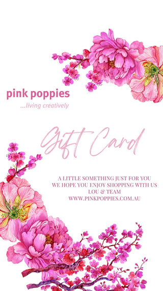 Pink Poppies Gift Card - Pink Poppies 