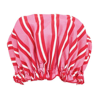 Annabel Trends Shower Cap - Red & Pink Stripe