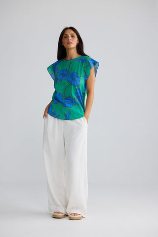 Brave&true Boulevard Top - Bloomsbury Floral | Pink Poppies