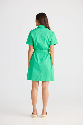 Brave&true Dress Emma - Jade | Pink Poppies