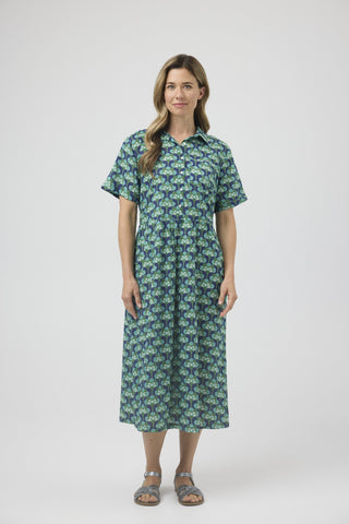Cake City Dress - Broccoli | Pink Poppies