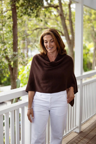 Cashmere Classic Topper - Mocha