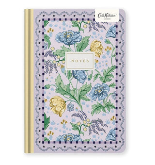 Cath Kidston Notebook A5 Hard Cover - Painted By Numbers Lilac