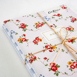 Cath Kidston Notebook Medium Set - Blue Floral Check