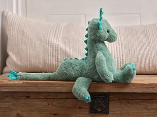 Charlie Bears Nessie Loch Ness Monster Seawood Green | Pink Poppies