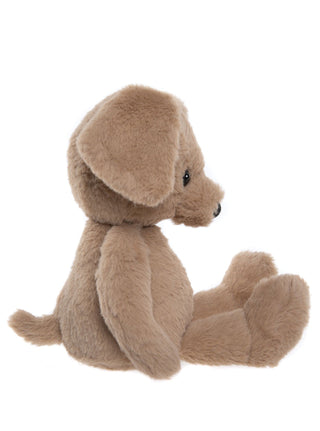 Charlie Bears Ruff Puppy Oatmeal Brown | Pink Poppies