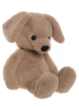 Charlie Bears Ruff Puppy Oatmeal Brown | Pink Poppies