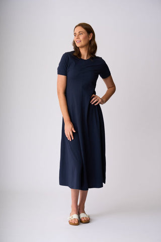 Charlie Jane Nevis Dress - Navy [sz:small]