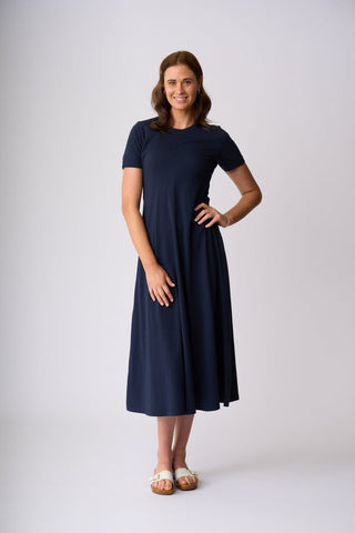 Charlie Jane Nevis Dress - Navy [sz:small]