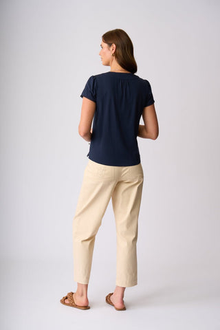 Charlie Jane Waiheke Top - Navy [sz:small]