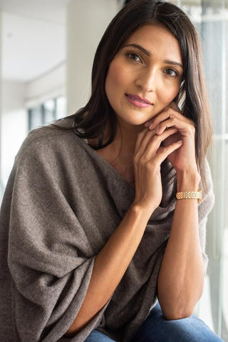 Classic Topper Cashmere Chestnut | Pink Poppies