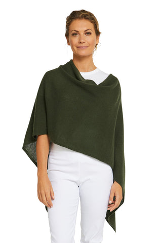 Classic Topper Cashmere Olive | Pink Poppies