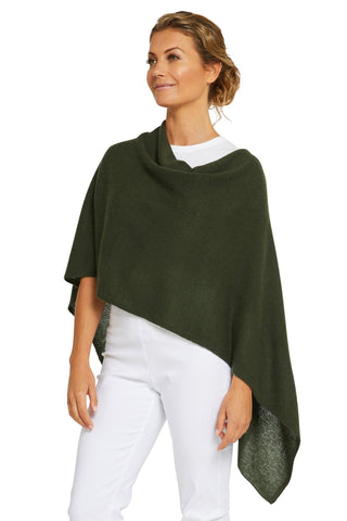 Classic Topper Cashmere Olive | Pink Poppies