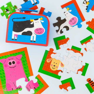 Crocodile Creek Puzzle Case My First - Barnyard