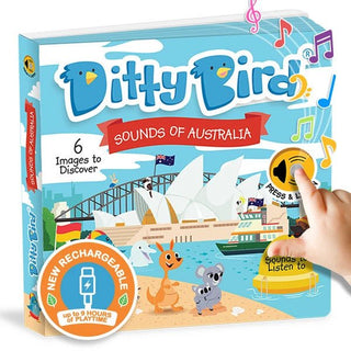Ditty Bird Sound Book Usb-c - Sounds Of Australia