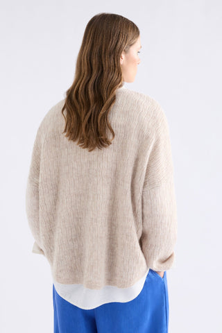 Elk Agna Sweater - Ecru Pattern | Pink Poppies