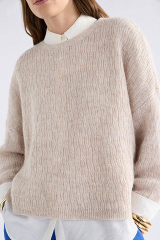 Elk Agna Sweater - Ecru Pattern | Pink Poppies