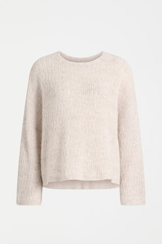 Elk Agna Sweater - Ecru Pattern | Pink Poppies