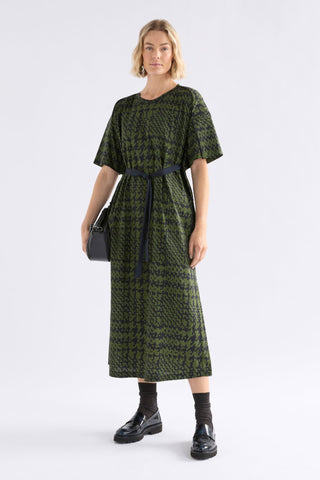 Elk Agnes Dress - Portus Print | Pink Poppies